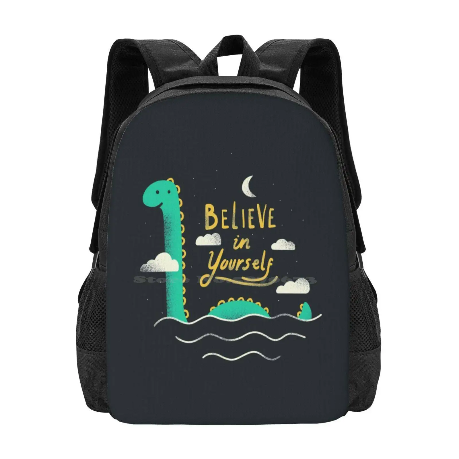 Believe In Yourself Backpack For Student School Laptop Travel Bag Cute Quote Monster Dinosaurs
Believe In Yourself Backpack For Student School Laptop Travel Bag Cute Quote Monster Dinosaurs