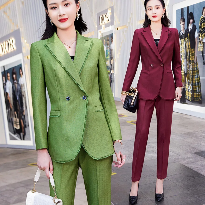 Design Sense Niche Suit Jacket Women's Early Autumn Fashion Wine Red Business Wear Temperament Goddess Style Suit
Design Sense Niche Suit Jacket Women's Early Autumn Fashion Wine Red Business Wear Temperament Goddess Style Suit