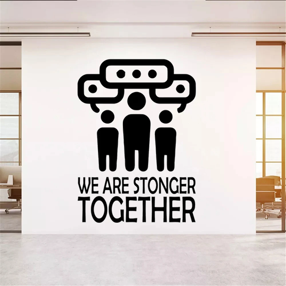 We Are Stonger Together Quotes Wall Decals Motivational Office Stickers Removable Vinyl Livingroom Decoration Murals HJ1228
We Are Stonger Together Quotes Wall Decals Motivational Office Stickers Removable Vinyl Livingroom Decoration Murals HJ1228