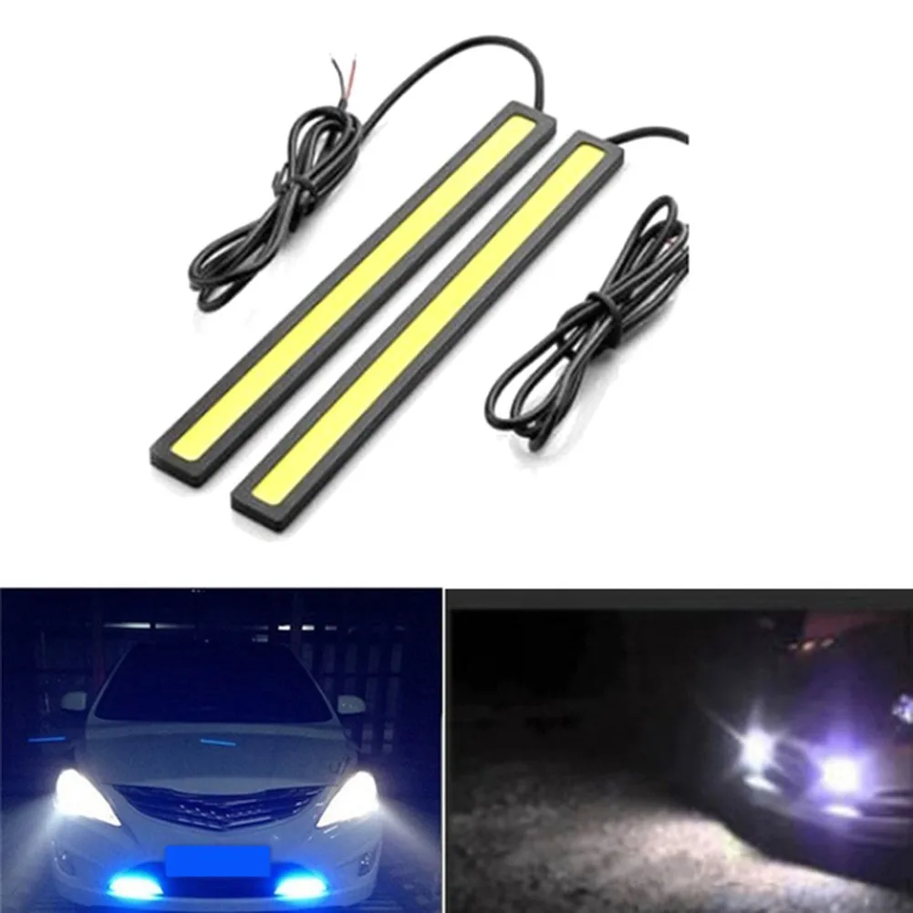 2PCS 17cm Vehicle Led Cob Light Stripe Waterproof Durable Automobile Accessories Fits For Car Racing Daytime Fog 6W White
2PCS 17cm Vehicle Led Cob Light Stripe Waterproof Durable Automobile Accessories Fits For Car Racing Daytime Fog 6W White