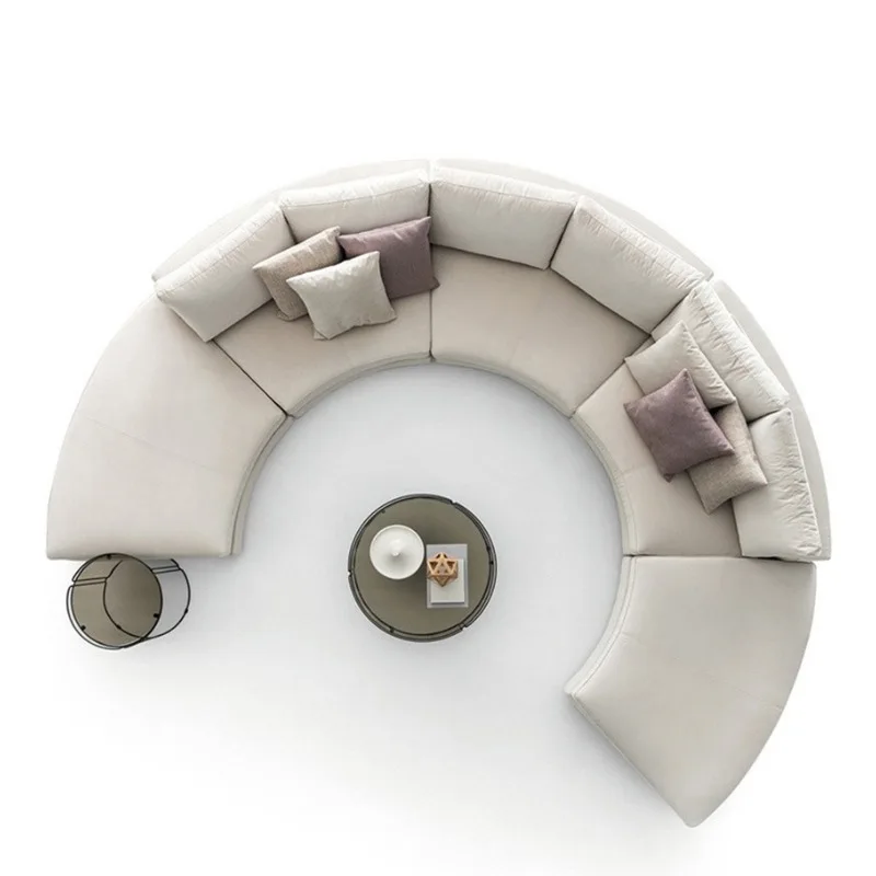 Nordic Modern Fabric Starry Sky Room Hotel Living Room Lobby Semi-circular Sunken Sofa Large Villa Round Sofa 
Nordic Modern Fabric Starry Sky Room Hotel Living Room Lobby Semi-circular Sunken Sofa Large Villa Round Sofa