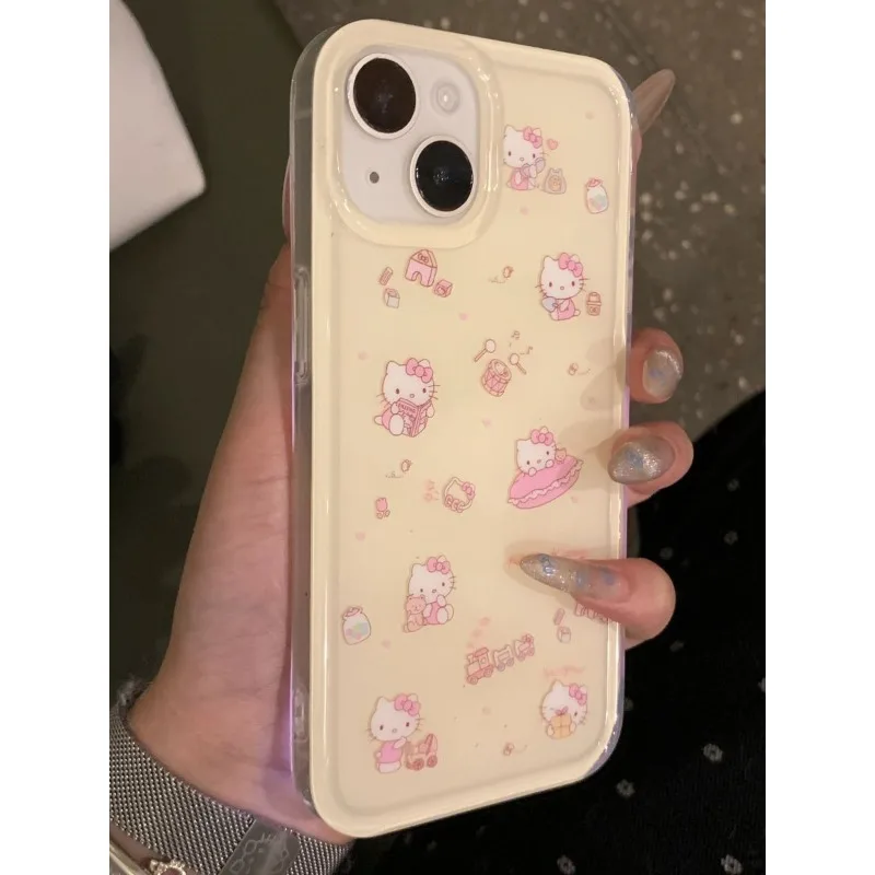 Hello Kitty Sanrio Anime Lovely Phone Case for IPhone 15 14 13 Pro Max Cute Cartoon Anti-fall Soft Back Cover Gifts
Hello Kitty Sanrio Anime Lovely Phone Case for IPhone 15 14 13 Pro Max Cute Cartoon Anti-fall Soft Back Cover Gifts