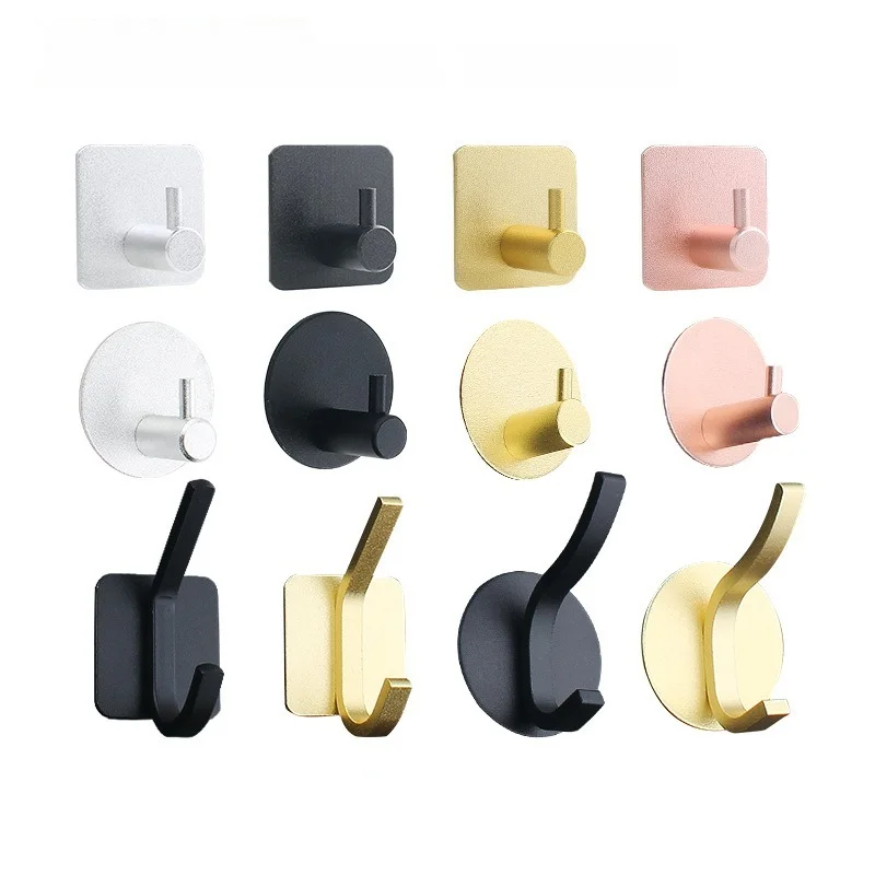 ECHOME Robe Hooks Multi-function Towel Self-adhesive Clothes Hanger Key Towel Rack Clothes Hanger Kitchen Bathroom Aluminum Hook
ECHOME Robe Hooks Multi-function Towel Self-adhesive Clothes Hanger Key Towel Rack Clothes Hanger Kitchen Bathroom Aluminum Hook