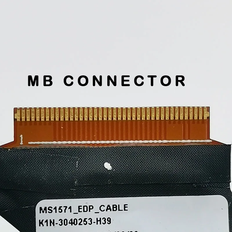New LCD Screen Video display cable for MSI Creator Z16 A11UET MS-1571 MS1571 EDP MLED CABLE K1N-3040253-H39 K1N-3040252-H39 New LCD Screen Video display cable for MSI Creator Z16 A11UET MS-1571 MS1571 EDP MLED CABLE K1N-3040253-H39 K1N-3040252-H39