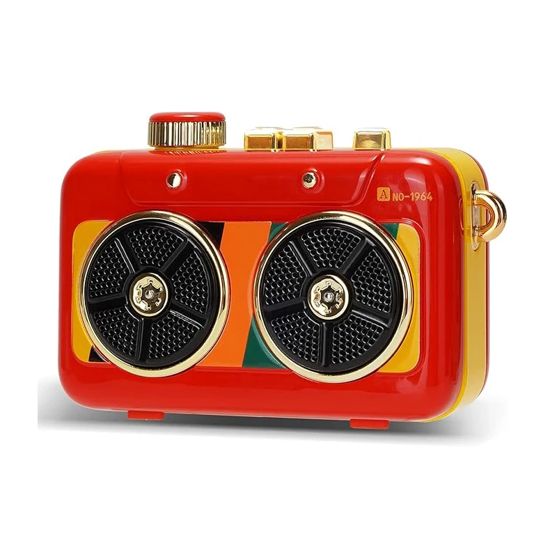 Muzen Mini Portable Bluetooth Speaker, PILI Disco Dual Stereo Speaker, Retro 70-80s Rugged Wireless Speaker with Lanyard
Muzen Mini Portable Bluetooth Speaker, PILI Disco Dual Stereo Speaker, Retro 70-80s Rugged Wireless Speaker with Lanyard