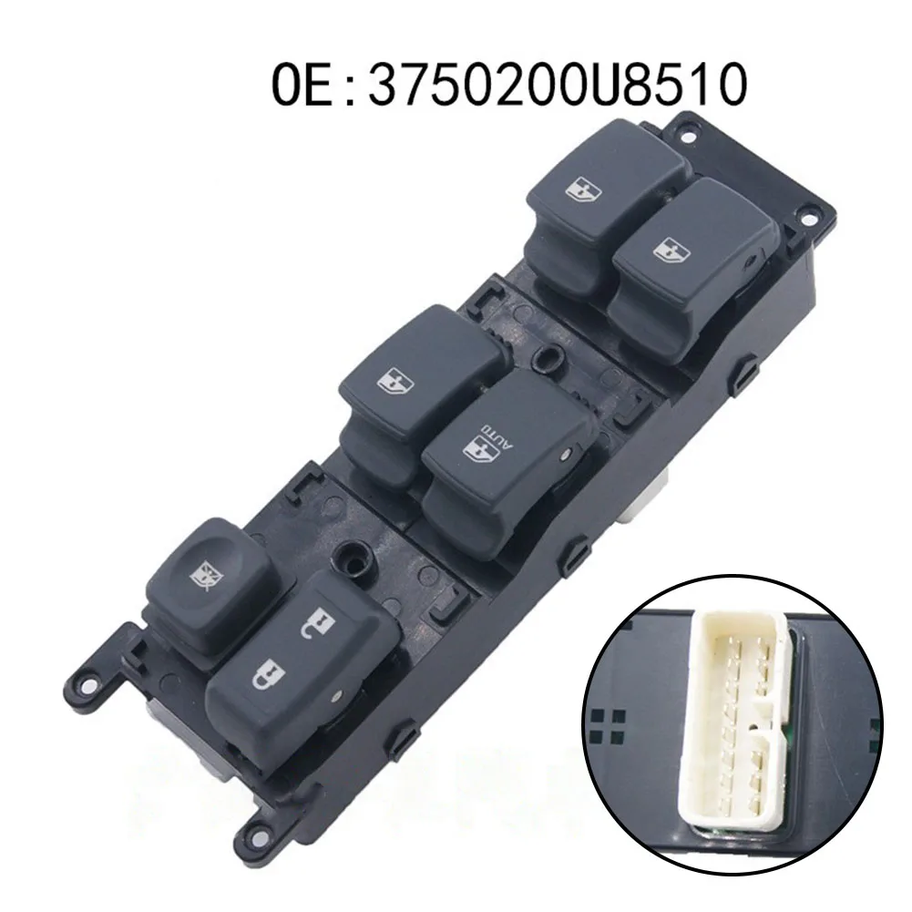 Window Control Power Master Switch 3750200U8510 Black Car Accessories Easy Installation Replacement For JAC J4 Heyue A30
Window Control Power Master Switch 3750200U8510 Black Car Accessories Easy Installation Replacement For JAC J4 Heyue A30