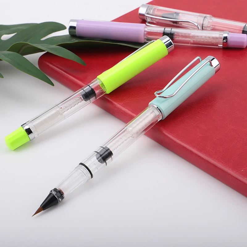 Automatic Ink Absorbing Brush Pen Soft Head Pen Calligraphy Pen Small Case Ink Absorbing Transparent Portable Small Character
Automatic Ink Absorbing Brush Pen Soft Head Pen Calligraphy Pen Small Case Ink Absorbing Transparent Portable Small Character