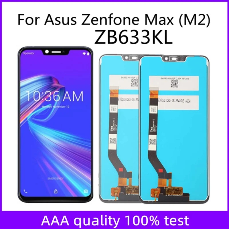 

6.26" For Asus Zenfone Max M2 ZB633KL/ZB632KL X01AD LCD Display Screen Touch Panel Digitizer Assembly for ASUS X01BD LCD