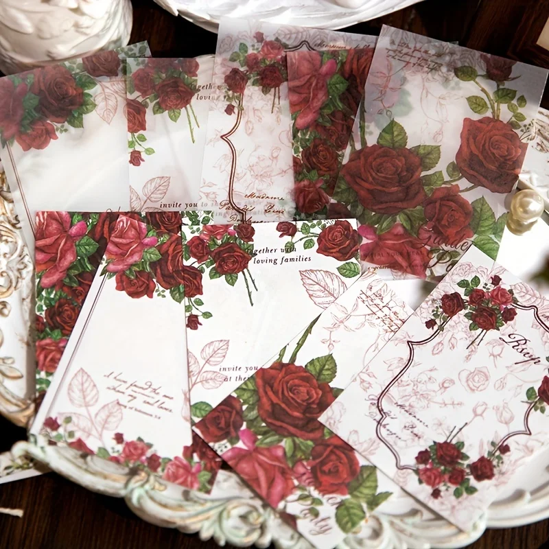 30 Sheets Colored Flowers Roses Material Paper Book for Scrapbooking DIY Decorative Collage Journaling
30 Sheets Colored Flowers Roses Material Paper Book for Scrapbooking DIY Decorative Collage Journaling