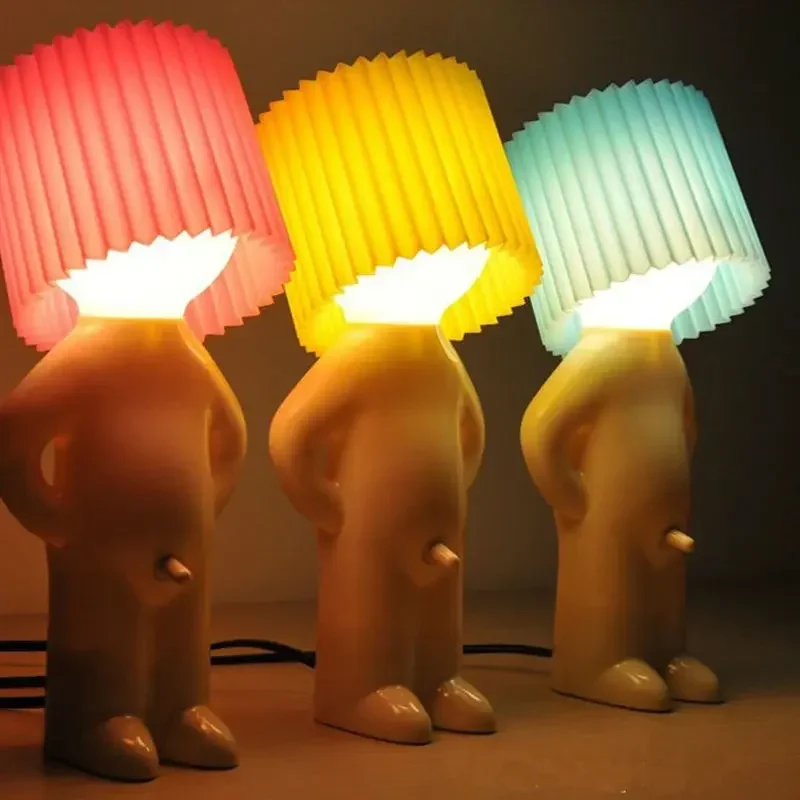 

Naughty boy Mr.P a little shy man creative lamp small night lights,night lights home decoration nice gift ZM926