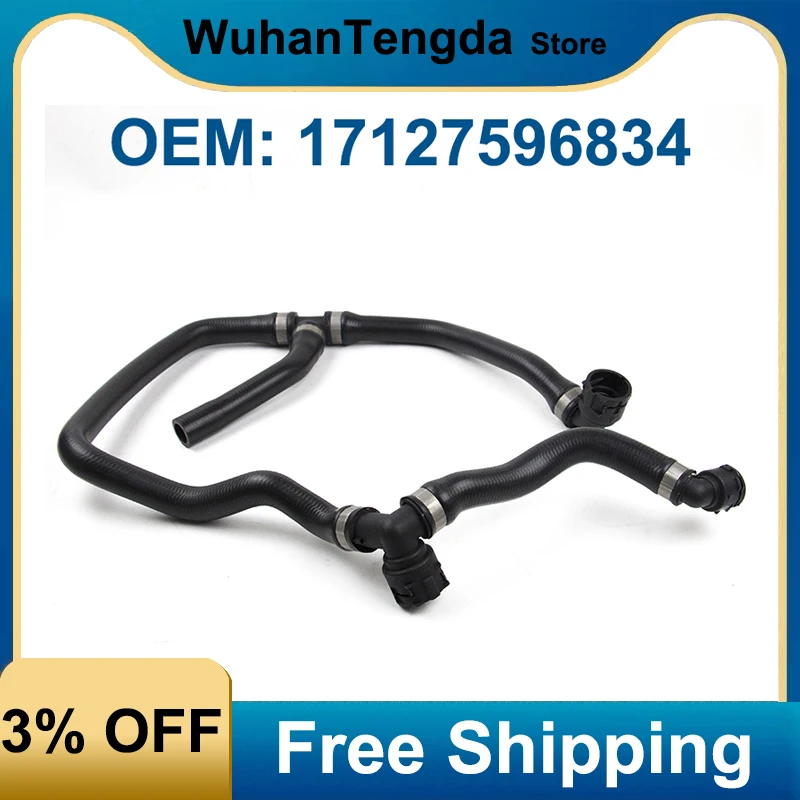 

OEM 17127596834 1 piece Radiator Coolant Liquid Connection Water Hose for BMW 1'/3' F20 F30 114i 116i Water Pipe Free Shipping