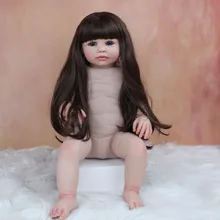 Many Size Silicone Reborn Girl Baby Doll Without Clothes Soft Vinyl Long Hair Princess Toddler Birthday Gift Dress Up Toy
Many Size Silicone Reborn Girl Baby Doll Without Clothes Soft Vinyl Long Hair Princess Toddler Birthday Gift Dress Up Toy