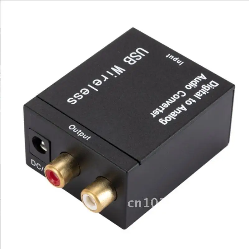 

Bluetooth 5.0 Digital to Analog Audio Converter Optical Fiber Toslink Coaxial Signal to RCA R/L Audio Decoder DAC Amplifier