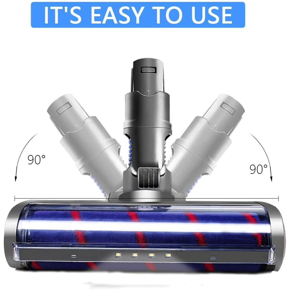 Soft Roller Cleaner Head for Dyson V6 DC58 DC59 DC61 DC62 DC74 Cordless Vacuum Cleaner Attachment with LED Headlight 
Soft Roller Cleaner Head for Dyson V6 DC58 DC59 DC61 DC62 DC74 Cordless Vacuum Cleaner Attachment with LED Headlight