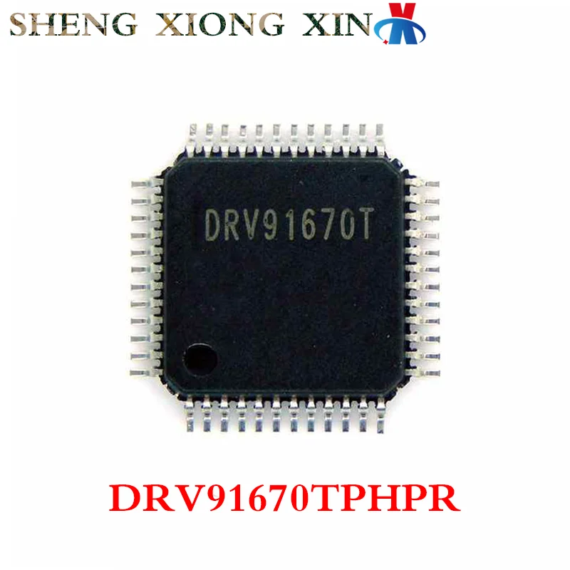 

5pcs/Lot 100% New DRV91670TPHPR QFP-48 Motor Driver Chip DRV91670T Integrated Circuit