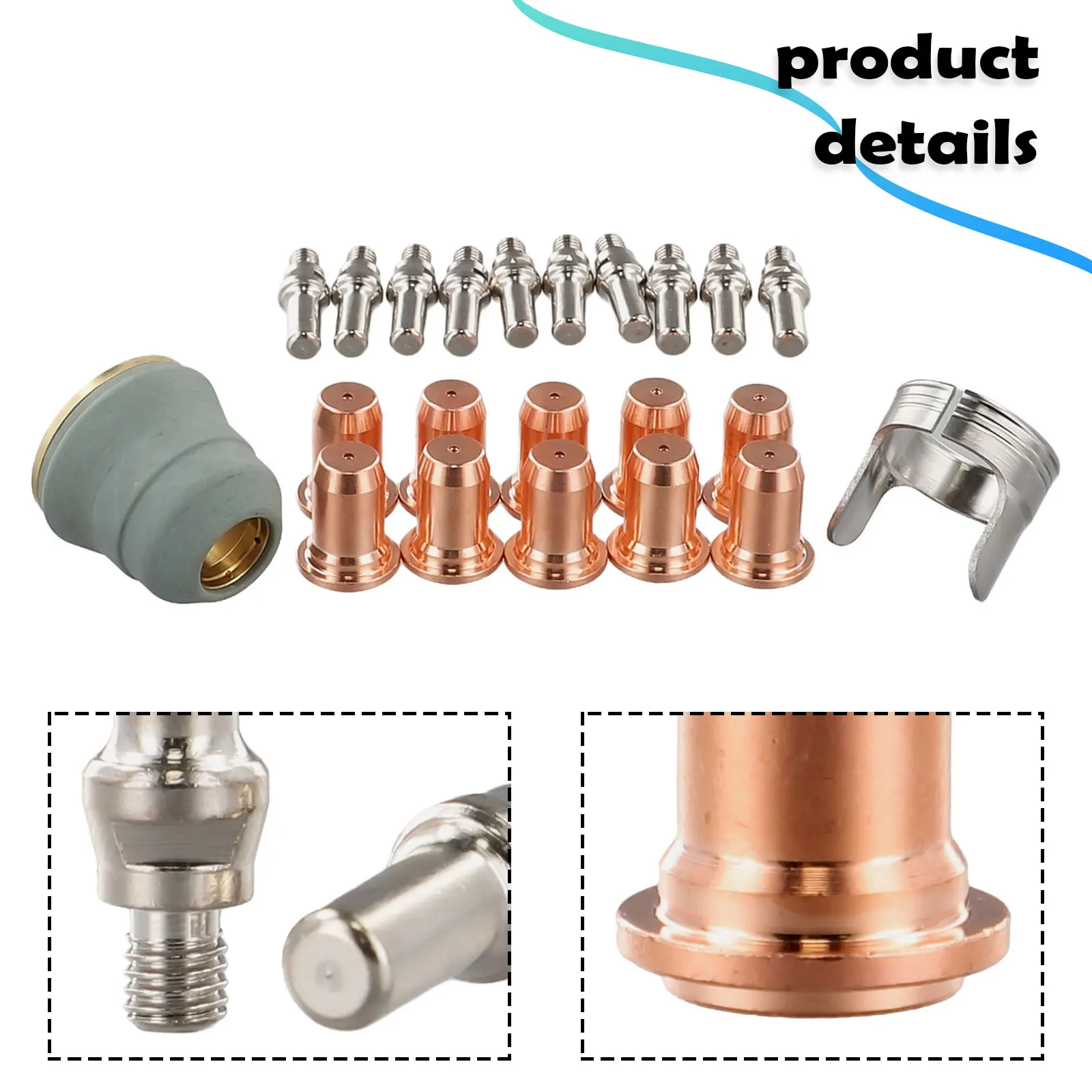 Plasma Cutting Consumables Plasma Torch Consumables Plasma Torches 22pcs Cutting Holder Cutting Protective Cap
Plasma Cutting Consumables Plasma Torch Consumables Plasma Torches 22pcs Cutting Holder Cutting Protective Cap