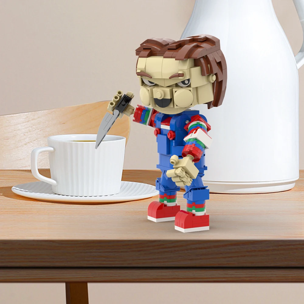 Horror Toys Child's Play Chucky Brickheadz Model 292 Pieces Building Blocks Toys Suit for Children's Halloeween Gift
Horror Toys Child's Play Chucky Brickheadz Model 292 Pieces Building Blocks Toys Suit for Children's Halloeween Gift