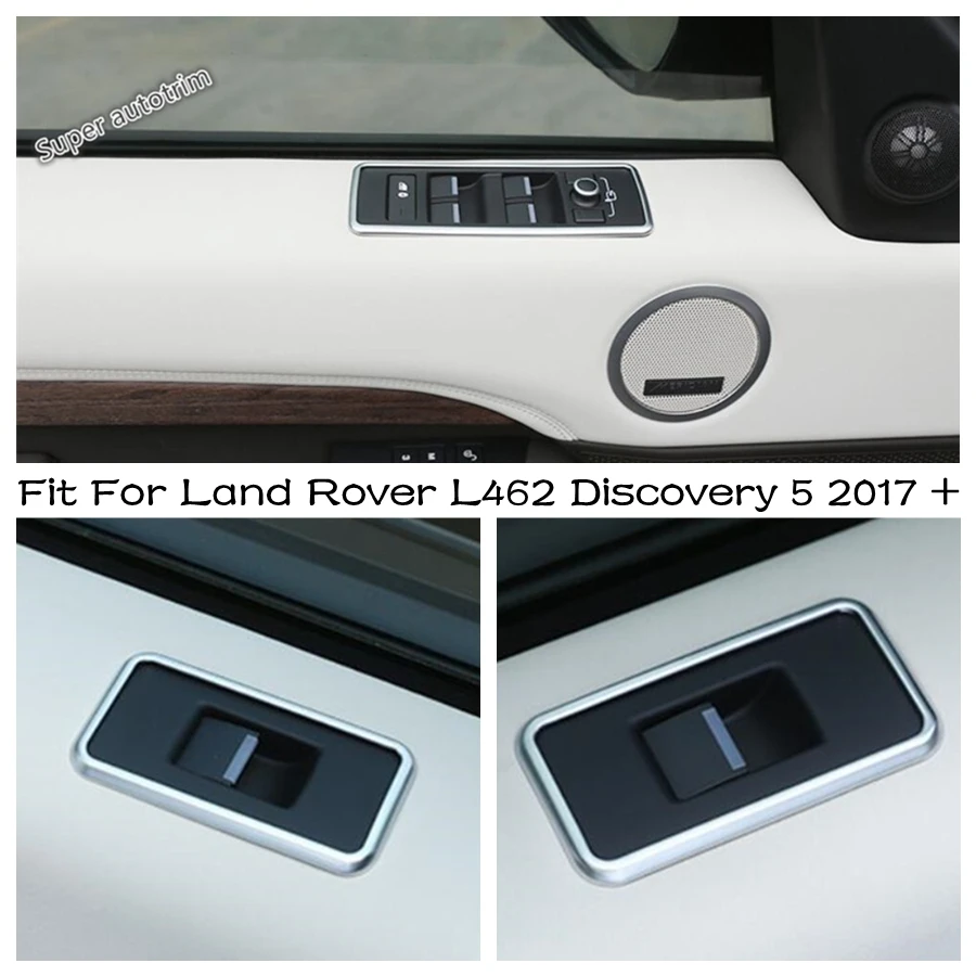 Car Window Lift Switch Control Button Panel Frame Cover Trim 4PCS For Land Rover L462 Discovery 5 2017 - 2022 ABS Interior Parts
Car Window Lift Switch Control Button Panel Frame Cover Trim 4PCS For Land Rover L462 Discovery 5 2017 - 2022 ABS Interior Parts