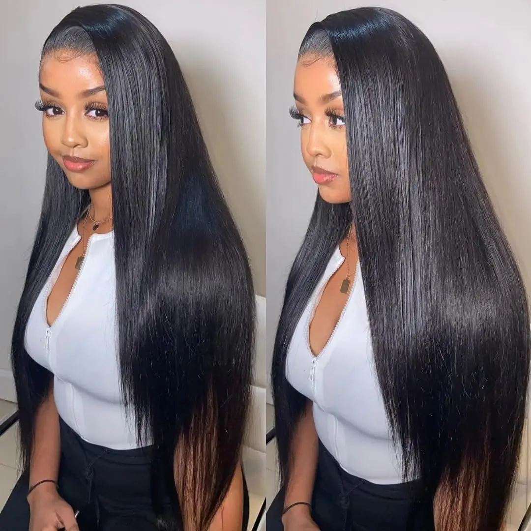 Straight Human Hair Wig 30 Inch 13x4 Lace Front Wig Long Straight Wigs for Black Women 180% Density Pre Plucked Glueless Wig
Straight Human Hair Wig 30 Inch 13x4 Lace Front Wig Long Straight Wigs for Black Women 180% Density Pre Plucked Glueless Wig
