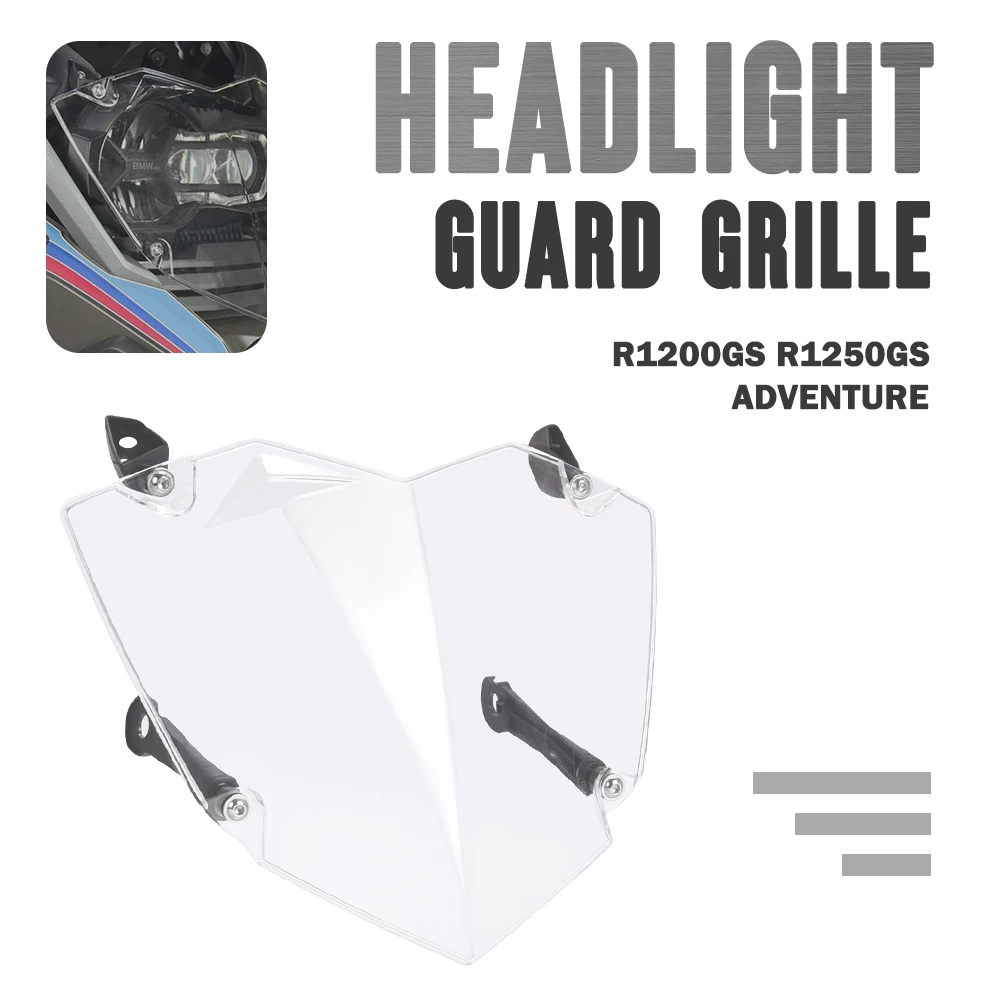 R1200GS 2013-2017 acrylic Headlight Protector Grille Guard Cover Protection Grill For BMW R1250GS Adventure 2018-2019-2020-2021
R1200GS 2013-2017 acrylic Headlight Protector Grille Guard Cover Protection Grill For BMW R1250GS Adventure 2018-2019-2020-2021
