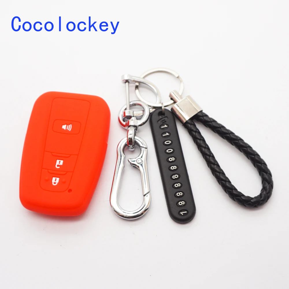 Cocolockey силиконовый чехол для ключей для Toyota Prius CH-R 3 кнопки автомобильный чехол для ключей защитный чехол автомобильные аксессуары
Cocolockey силиконовый чехол для ключей для Toyota Prius CH-R 3 кнопки автомобильный чехол для ключей защитный чехол автомобильные аксессуары