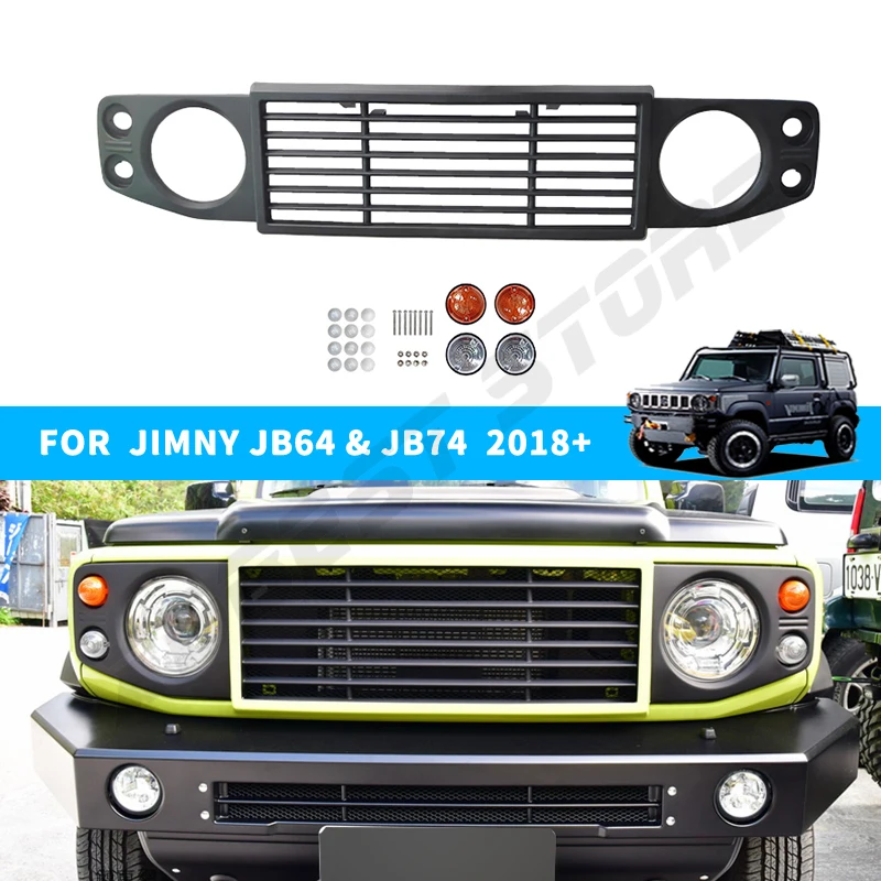 Автомобильный гриль для Suzuki Jimny JB64 JB74 2019-2023, маленький D гоночный гриль, ABS защитный стиль, сетка, передняя решетка радиатора, автомобильные аксессуары
Автомобильный гриль для Suzuki Jimny JB64 JB74 2019-2023, маленький D гоночный гриль, ABS защитный стиль, сетка, передняя решетка радиатора, автомобильные аксессуары