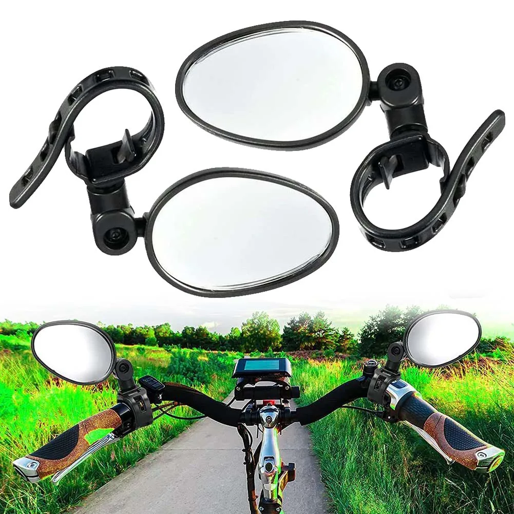 2pcs Rearview Mirror 360-degree Flexible Adjustment Bike Mirror Rotaty Round Handlebar Bicycle Wide-angle Rear View Glass
2pcs Rearview Mirror 360-degree Flexible Adjustment Bike Mirror Rotaty Round Handlebar Bicycle Wide-angle Rear View Glass