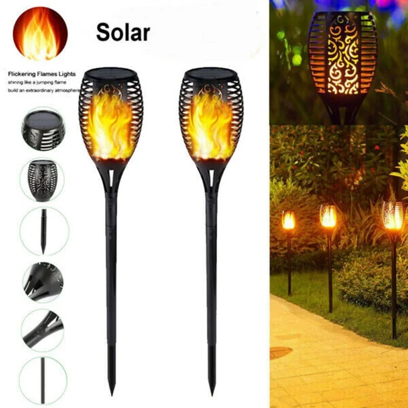 LED Solar Flame Torch Light Outdoor Waterproof Decor Lighting 96LED For Garden Landscape Lawn Decoration
LED Solar Flame Torch Light Outdoor Waterproof Decor Lighting 96LED For Garden Landscape Lawn Decoration