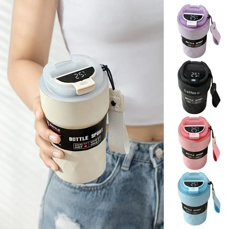 510ml Thermal Tumbler Cup Smart Vacuum Double Layer Travel Cups Leak Proof durable Coffee Mug Multiusage Home Kitchen Supplies
510ml Thermal Tumbler Cup Smart Vacuum Double Layer Travel Cups Leak Proof durable Coffee Mug Multiusage Home Kitchen Supplies
