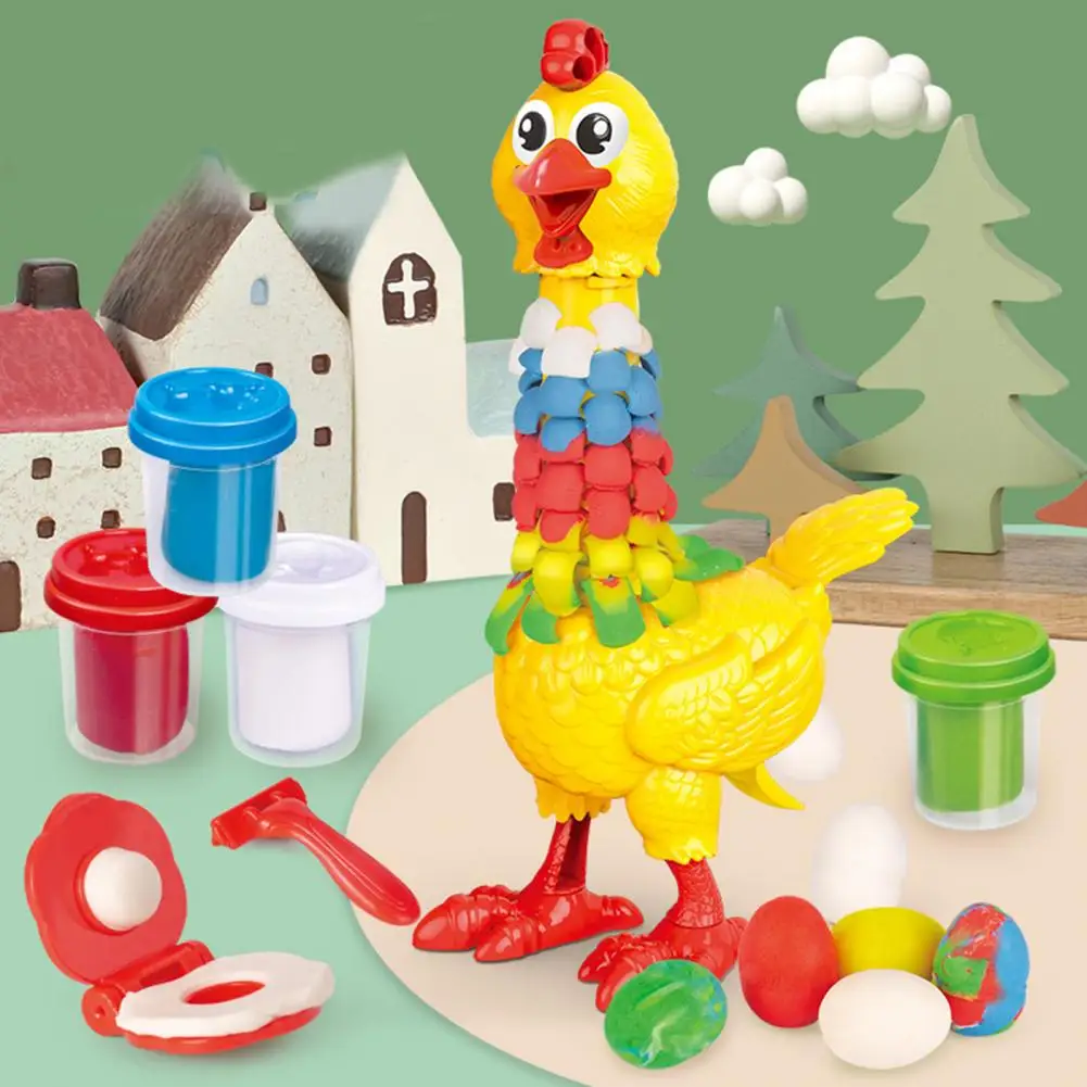 1 Set Role Play Toys Diy Modeling Clay Slime Toys Colorful Feather Chicken Fluffy Cloud Slime Game Laying Chicken Mold Toy Gift
1 Set Role Play Toys Diy Modeling Clay Slime Toys Colorful Feather Chicken Fluffy Cloud Slime Game Laying Chicken Mold Toy Gift
