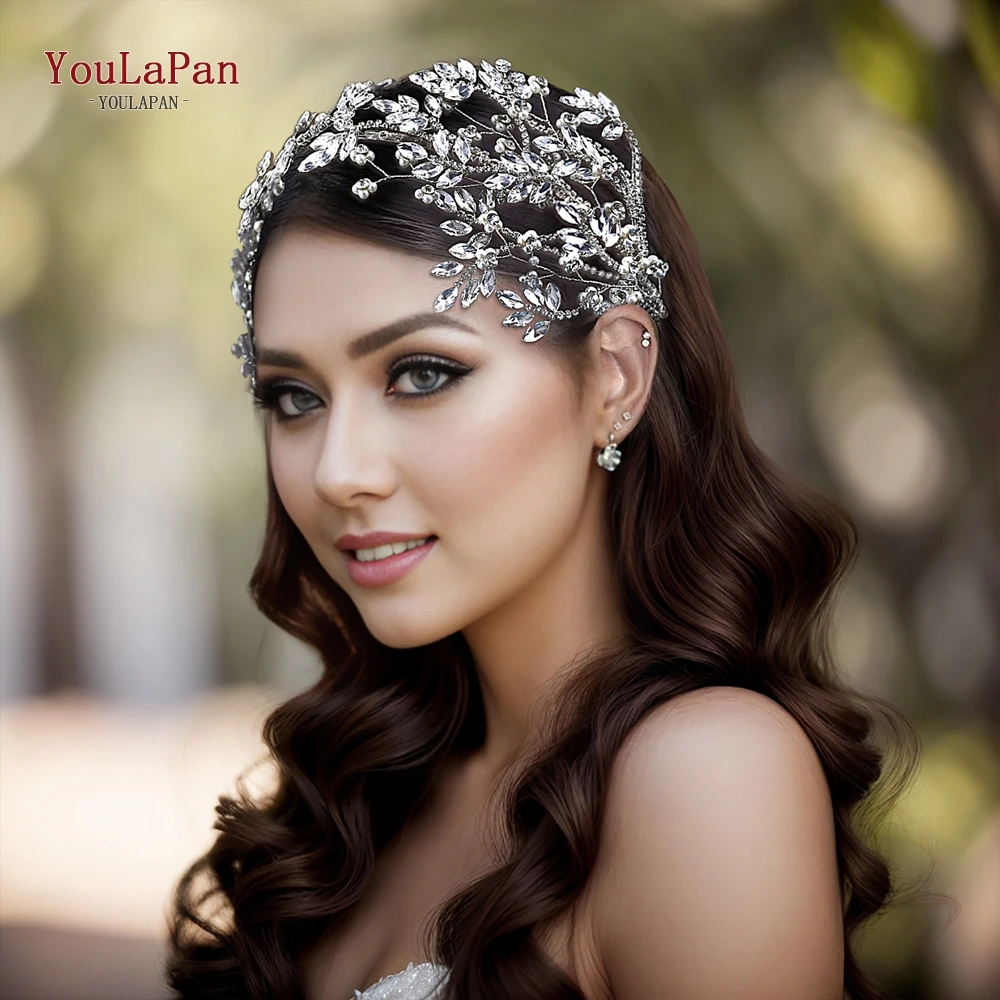 TOPQUEEN Luxury Rhinestone Headband Bridal Wedding Hair Accessories Woman Party Crystal Headwear Beaded Flowers Hairpiece HP617
TOPQUEEN Luxury Rhinestone Headband Bridal Wedding Hair Accessories Woman Party Crystal Headwear Beaded Flowers Hairpiece HP617