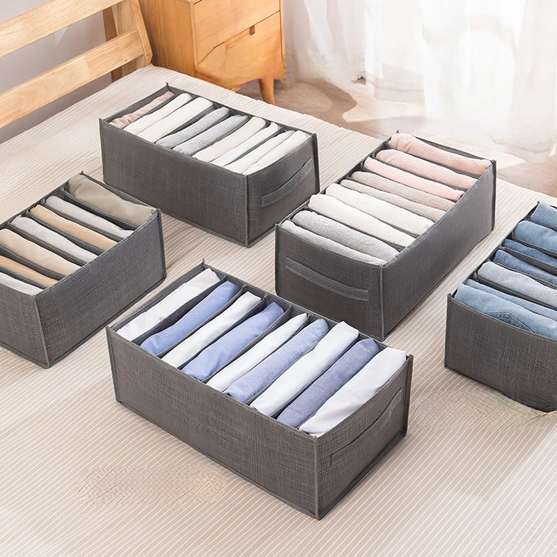 Clothes Organizer for Trousers and Jeans, Wardrobe Storage Box, Artifact Compartment, Underwear, Bra, Socks
Clothes Organizer for Trousers and Jeans, Wardrobe Storage Box, Artifact Compartment, Underwear, Bra, Socks