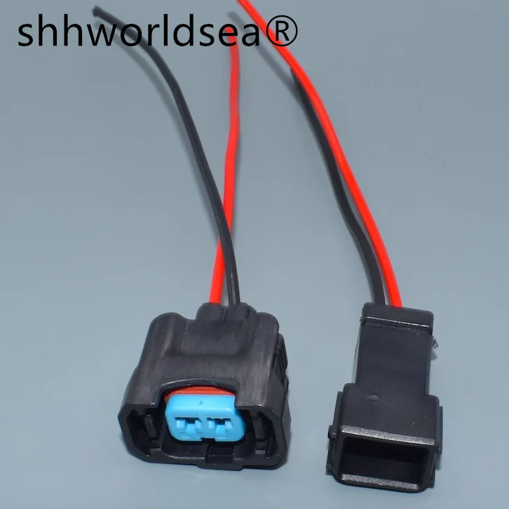 

shhworldsea 2 Pin 6189-0533 Female Male Auto Fuel Injector OBD2 Waterproof Wiring Harness Connector Automotive Plug For Honda