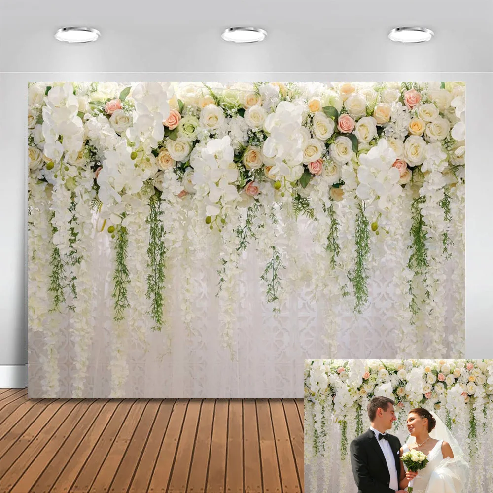 Wedding Flower Wall Background White Pink Rose Wisteria Green Dessert Table Decoration Wedding Photo Photography Background Prop 
Wedding Flower Wall Background White Pink Rose Wisteria Green Dessert Table Decoration Wedding Photo Photography Background Prop