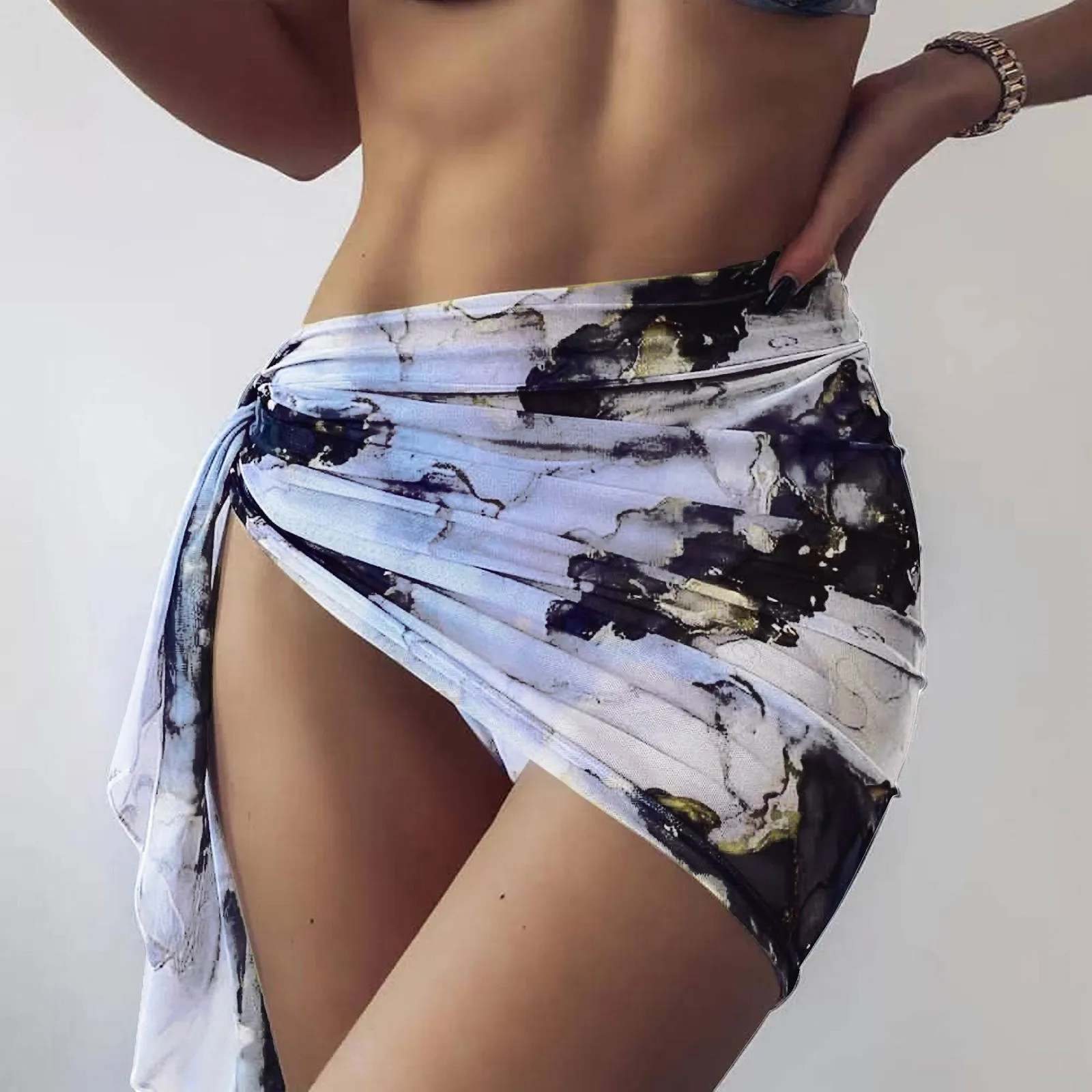 Women 1 Piece Sheer Wrap Knot Cover Up Skirt Without Bikini Beach Wrap Bikini Shiny Wraps Cover Ups For Swimwear
Women 1 Piece Sheer Wrap Knot Cover Up Skirt Without Bikini Beach Wrap Bikini Shiny Wraps Cover Ups For Swimwear