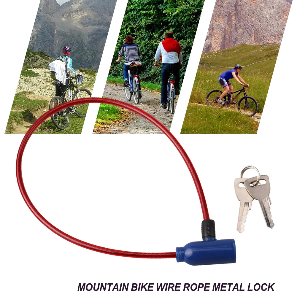 Anti-theft Wire Lock Metal Lock Mountain Bike Wire Rope Metal Lock Anti-theft Wire Lock 1set 60cm Long Alloy Blue Fashion Design
Anti-theft Wire Lock Metal Lock Mountain Bike Wire Rope Metal Lock Anti-theft Wire Lock 1set 60cm Long Alloy Blue Fashion Design