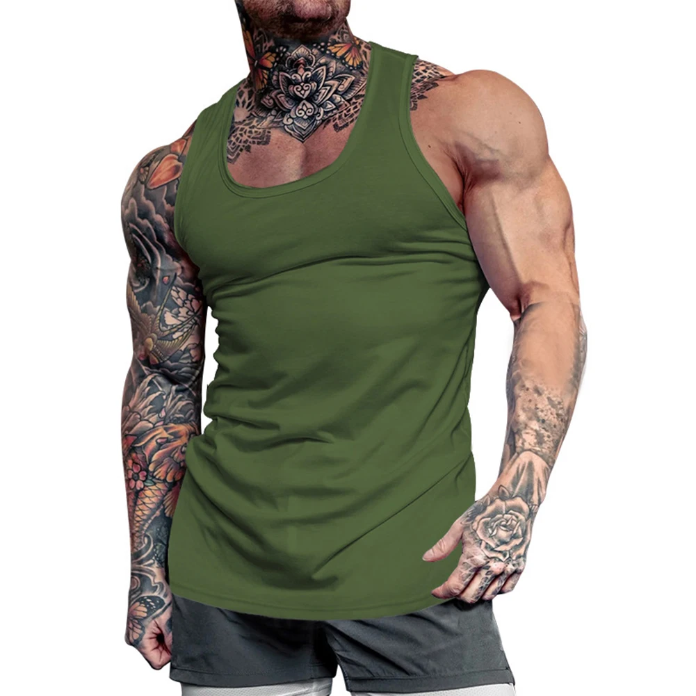 Hot Mens Vest Tank Tops Sleeveless Tees T-Shirt Sports Gym Muscle Bodybuilding Male Loose Fitness Trainning Gym Clothing
Hot Mens Vest Tank Tops Sleeveless Tees T-Shirt Sports Gym Muscle Bodybuilding Male Loose Fitness Trainning Gym Clothing