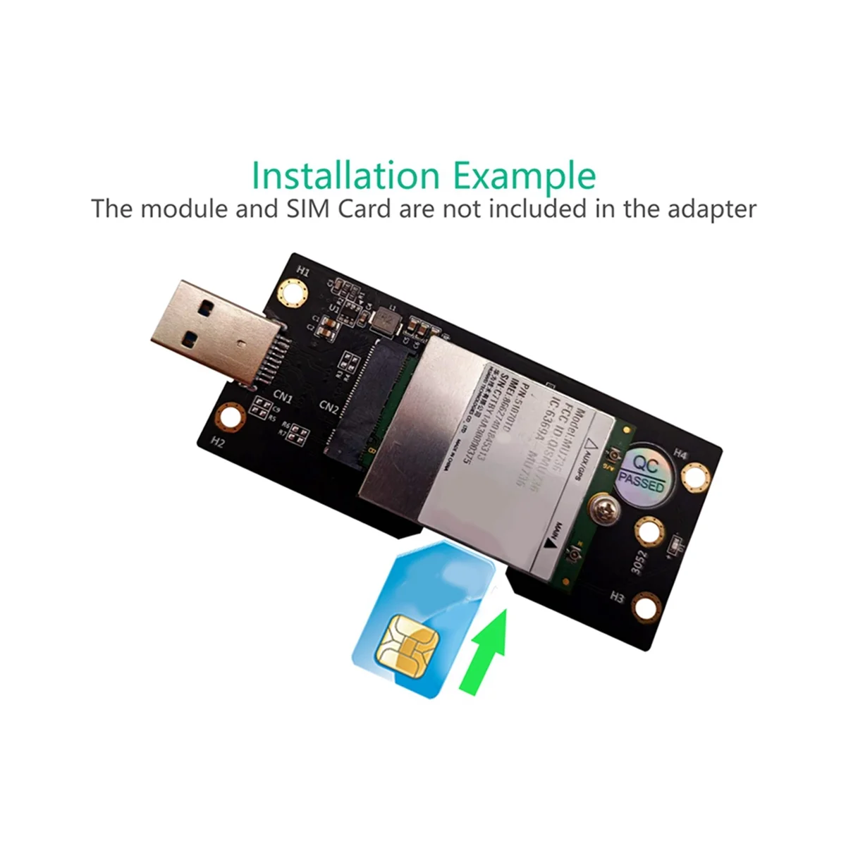 NGFF Module To SIM with USB 3.0 3G/4G/5G Module To USB 3.0 with SIM Card Slot Portable Adapter Card
NGFF Module To SIM with USB 3.0 3G/4G/5G Module To USB 3.0 with SIM Card Slot Portable Adapter Card