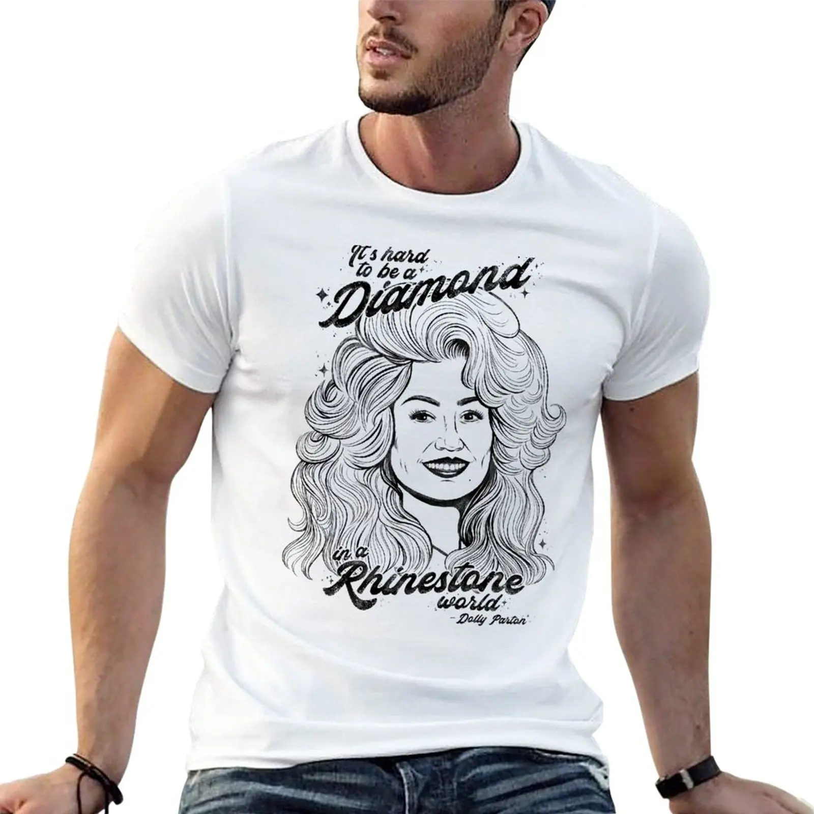 Dolly Parton - It's Hard to be a Diamond in a Rhinestone World T-Shirt anime clothes heavy weight t shirts for men
Dolly Parton - It's Hard to be a Diamond in a Rhinestone World T-Shirt anime clothes heavy weight t shirts for men