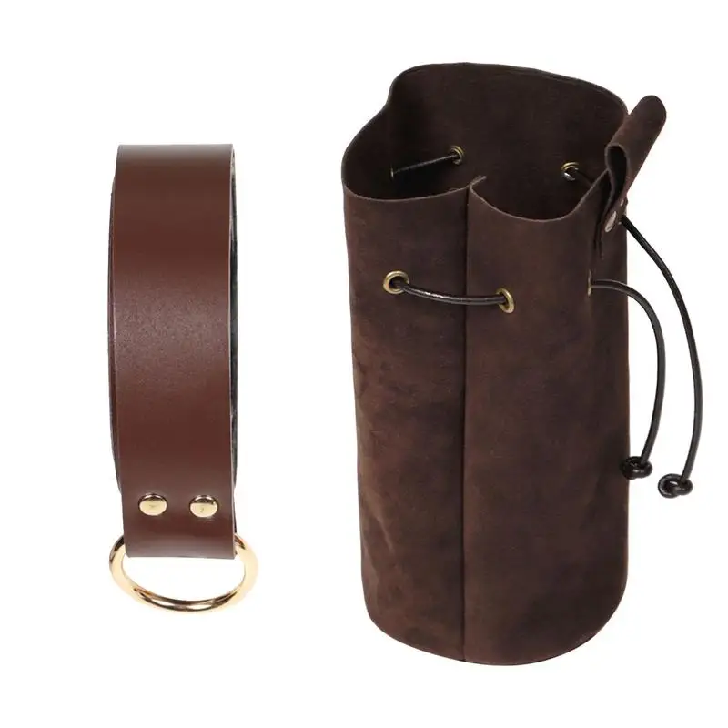 Medieval Renaissance Bushcraft Bag Leather Cover Foldable Heavy Duty Tool Pouch With Drawstring For Outdoors Camping Bags
Medieval Renaissance Bushcraft Bag Leather Cover Foldable Heavy Duty Tool Pouch With Drawstring For Outdoors Camping Bags