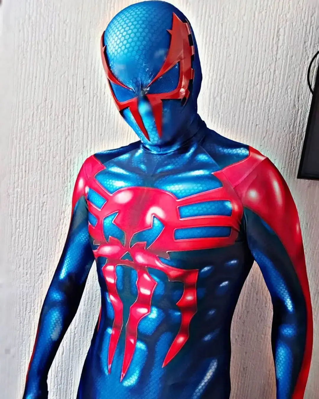 

Spiderman 2099 Cosplay Costume Miguel O'hara Blue Costume Spandex Costume Superhero Zentai Suits Halloween Costumes Adult Kids