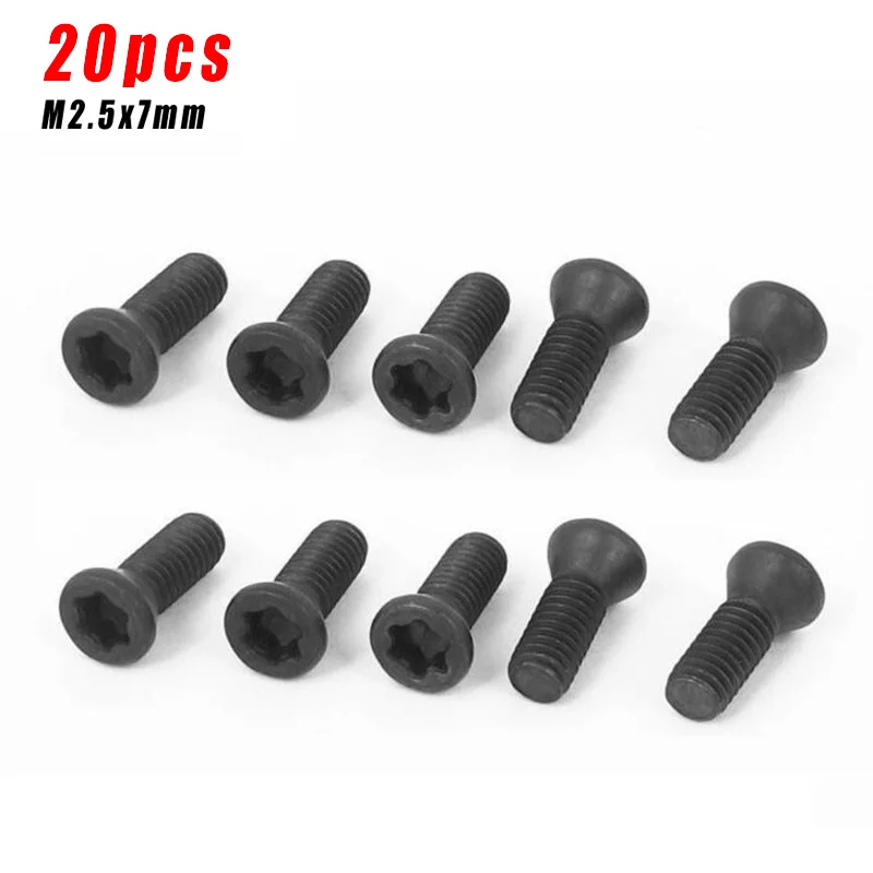 20 Pcs M2.5 M3.5 Torx Screws For Replaces Carbide Insert CNC Lathe Tools Workshop Working Hand Tools Supplies
20 Pcs M2.5 M3.5 Torx Screws For Replaces Carbide Insert CNC Lathe Tools Workshop Working Hand Tools Supplies