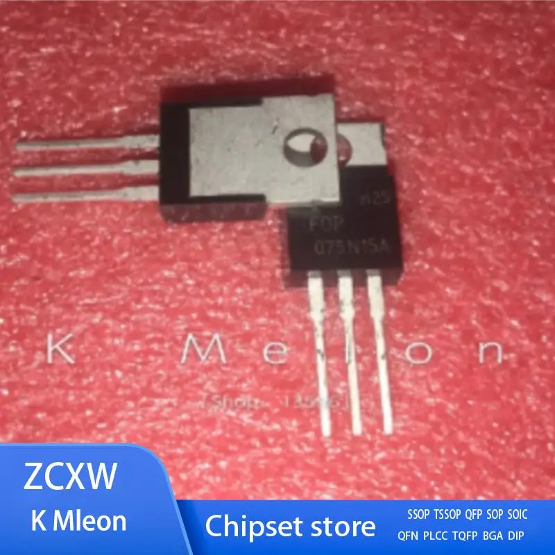 

10PCS/LOT FDP075N15A FDB075N15A 075N15A TO-220/263 130A 150V MOSFET