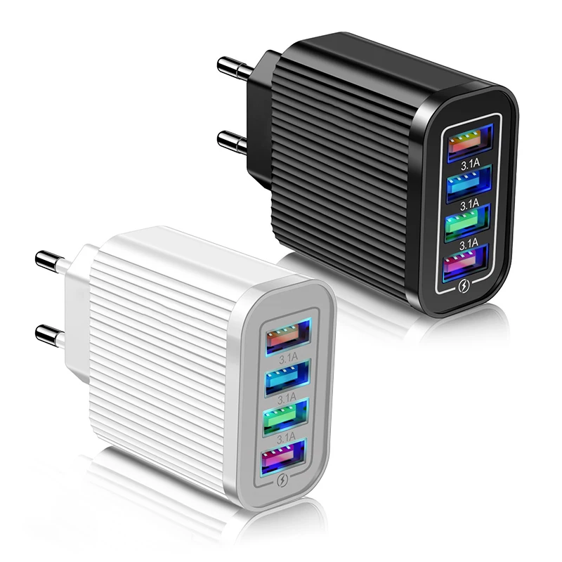 QC USB Phone Charger AC DC Source 220V TO 5V 3A USB 4Port Charger Power Adapter Quick Charging For Iphone Samsung Huawei Xiaomi
QC USB Phone Charger AC DC Source 220V TO 5V 3A USB 4Port Charger Power Adapter Quick Charging For Iphone Samsung Huawei Xiaomi
