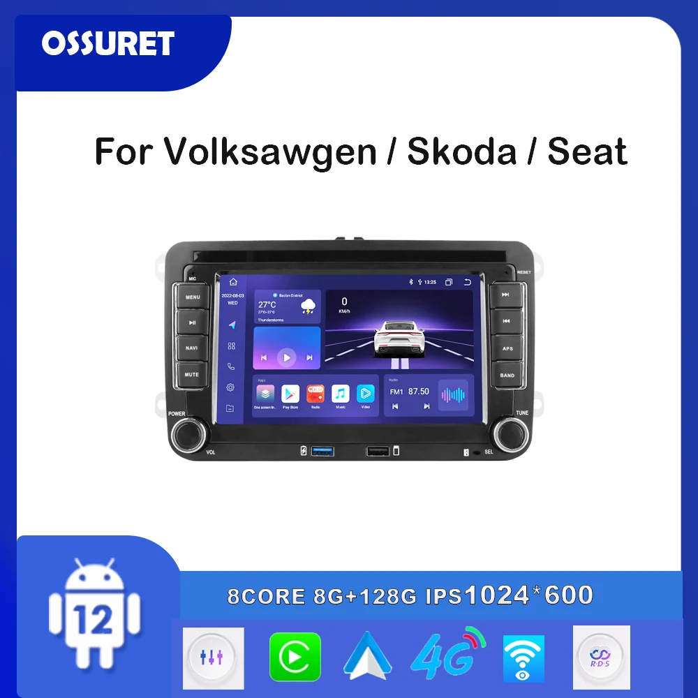 Android 12 Car Radio for VW POLO GOLF 5 6 Plus PASSAT B6 JETTA TIGUAN TOURAN SHARAN SCIROCCO CADDY Seat Carplay Audio Stereo GPS
Android 12 Car Radio for VW POLO GOLF 5 6 Plus PASSAT B6 JETTA TIGUAN TOURAN SHARAN SCIROCCO CADDY Seat Carplay Audio Stereo GPS