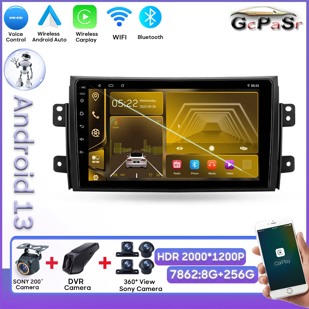 Car Stereo For Suzuki SX4 1 2006 - 2014 For Fiat Sedici 189 2005 - 2014 GPS Navigation Stereo Head Unit Mirror Link Bluetooth 5G
Car Stereo For Suzuki SX4 1 2006 - 2014 For Fiat Sedici 189 2005 - 2014 GPS Navigation Stereo Head Unit Mirror Link Bluetooth 5G
