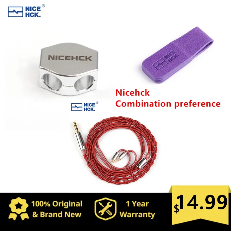 NiceHCK HiFi Cable Slider Alloy Material Detachable Design Shock Absorbing and Reduce Stethoscope Effect Acoustic Accessory
NiceHCK HiFi Cable Slider Alloy Material Detachable Design Shock Absorbing and Reduce Stethoscope Effect Acoustic Accessory