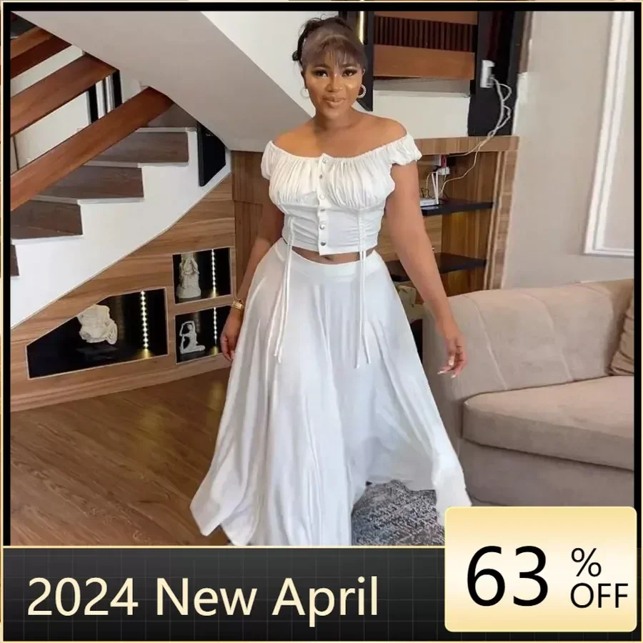 2 Piece Skirt Sets Women Sexy One Shoulder Crop Tops Drapey Long Skirts Suits New Fashion Streetwear Matching Sets Lady Vestidos
2 Piece Skirt Sets Women Sexy One Shoulder Crop Tops Drapey Long Skirts Suits New Fashion Streetwear Matching Sets Lady Vestidos