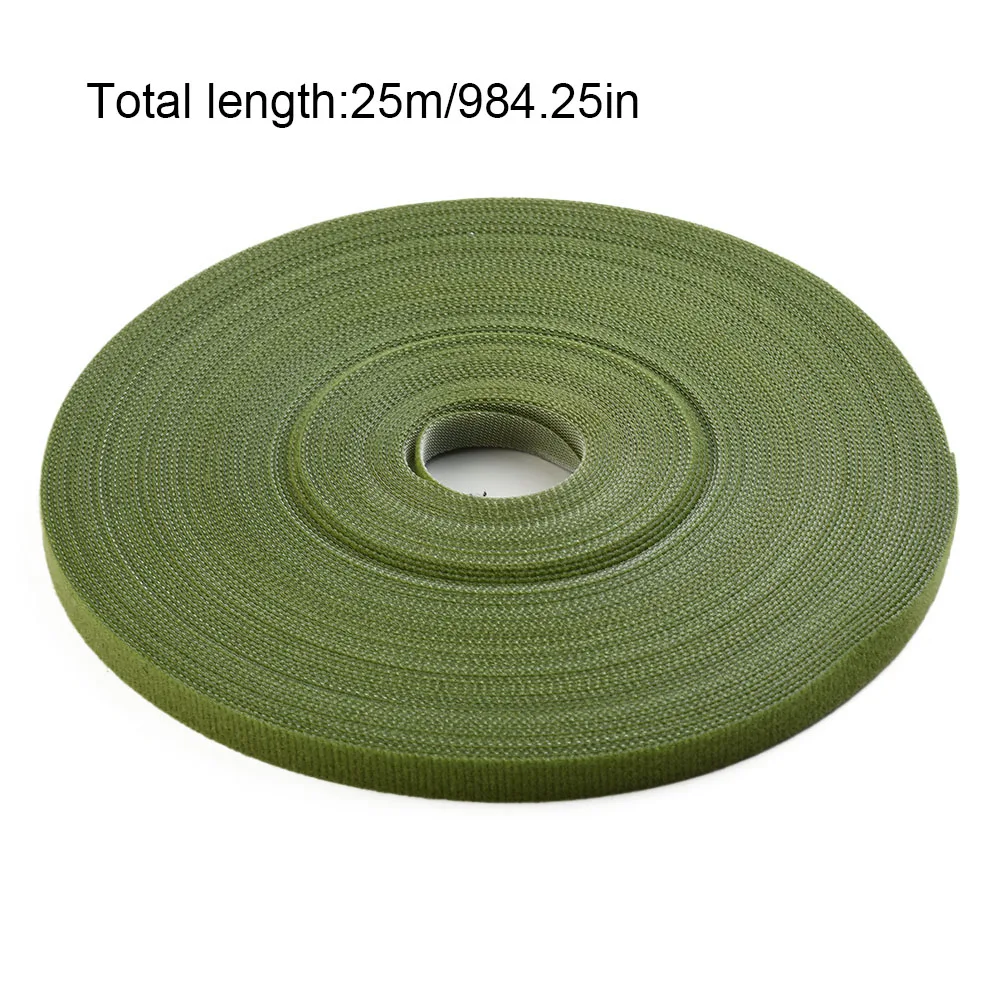 25M Plant Tie 10mm Plant Tape Resealable Cable Tie Supports Bamboo Cane Wrap Green Garden Twine Nylon Organizer
25M Plant Tie 10mm Plant Tape Resealable Cable Tie Supports Bamboo Cane Wrap Green Garden Twine Nylon Organizer