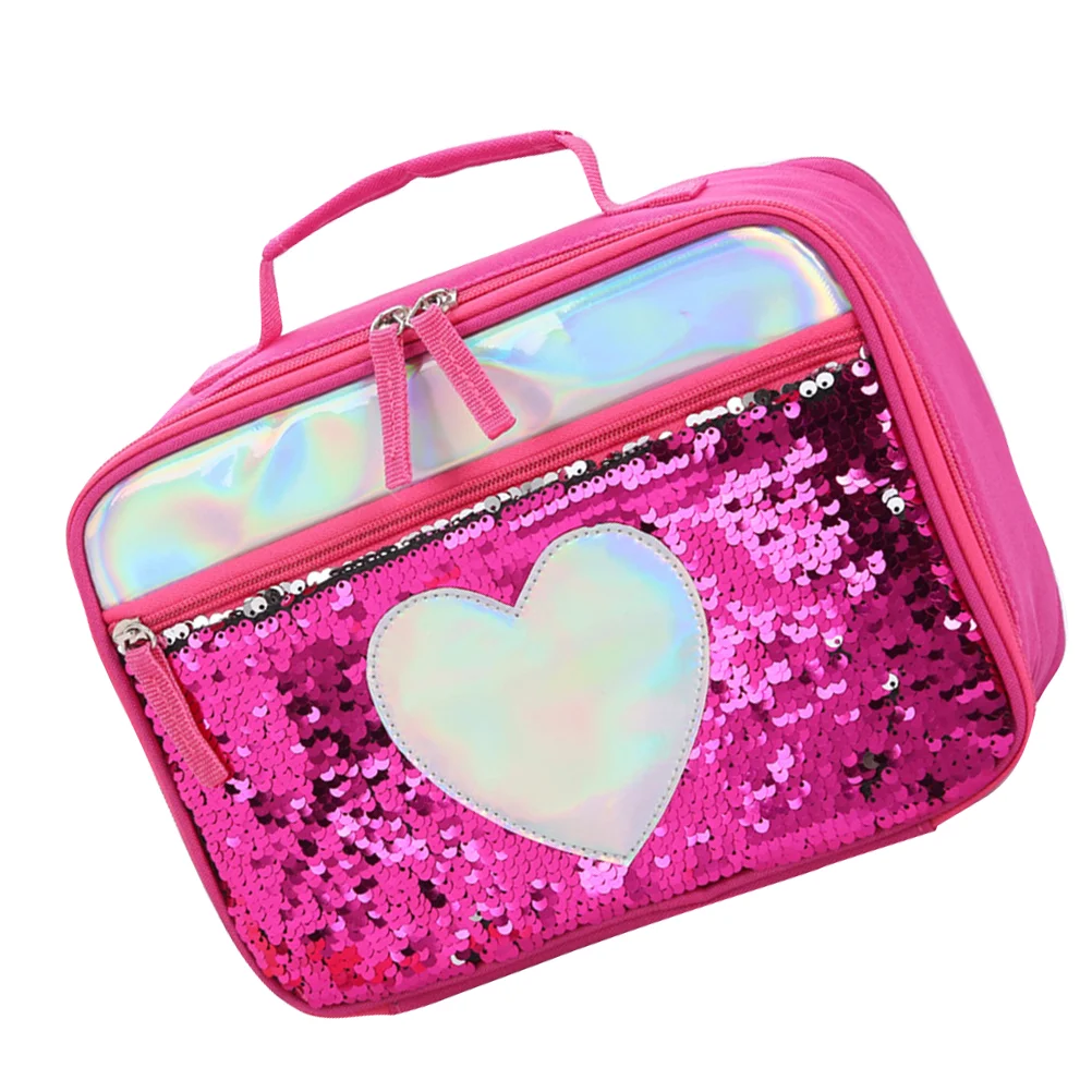 Kids Portable Lunch Bag Sequin Insulation Package Aluminum Foil Picnic Thermal Bag Meal Preservation Storage Bag (Red)
Kids Portable Lunch Bag Sequin Insulation Package Aluminum Foil Picnic Thermal Bag Meal Preservation Storage Bag (Red)